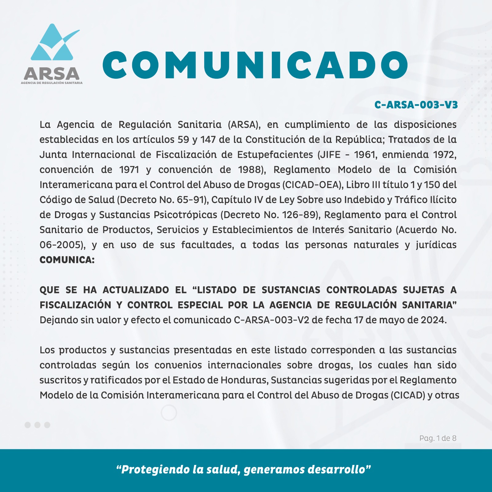 Comunicados – ARSA